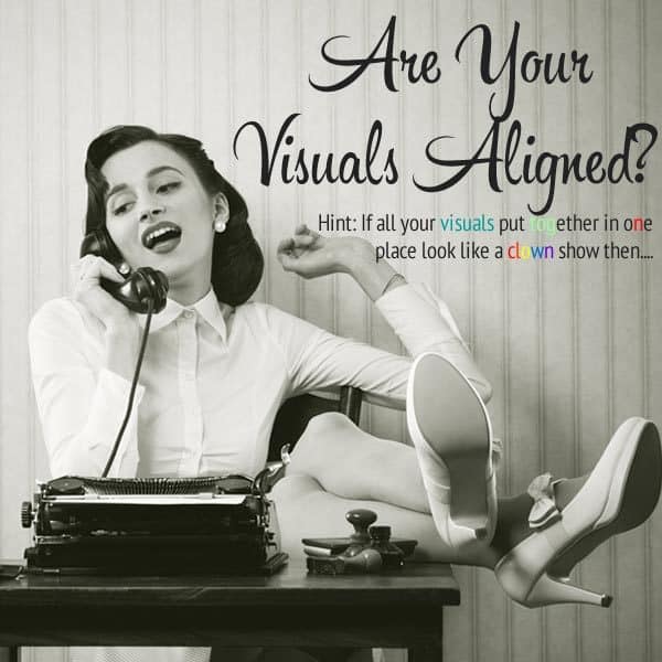 Are all of your visuals aligned with your brand?