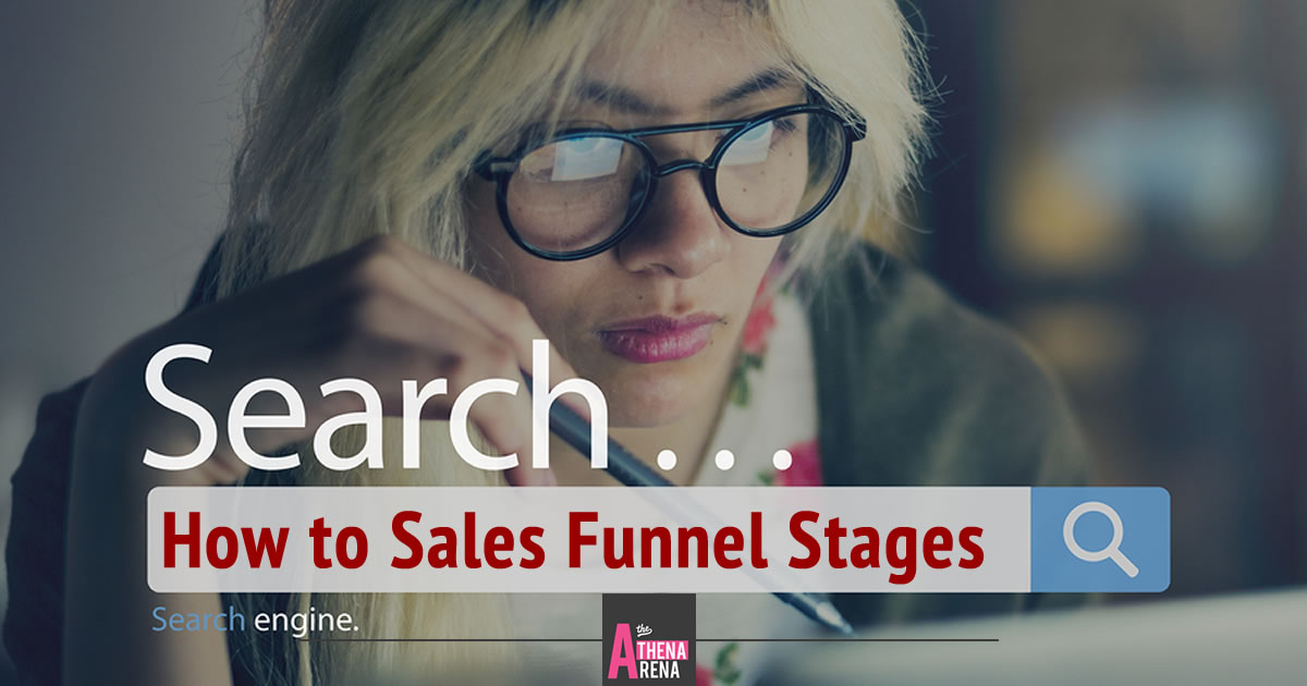 How to Sales Funnel Stages...a simple sales funnel template to follow.