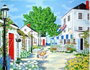 The Morning Glory Cafe -Nantucket MA-print by Eric Holch